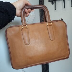 Vintage Coach Putty Slim Satchel 9430🤎🤎